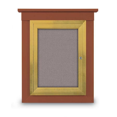 United Visual Products 72"x48" 3-Door Enclosed Letterboard, White Vinyl/Lt Oak UV2628O-LTOAK-WHITE